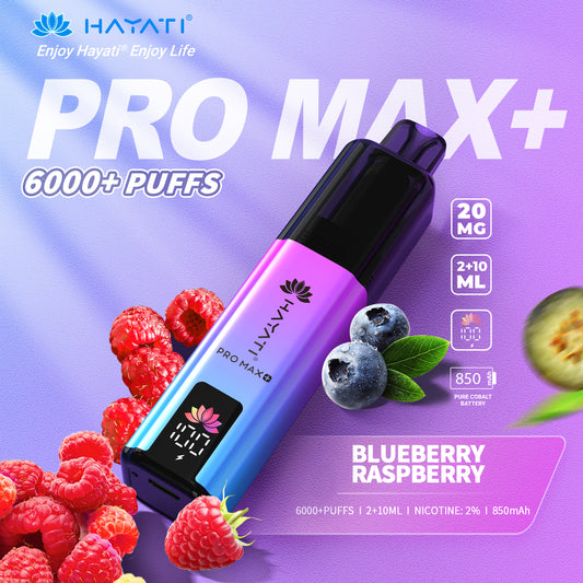 Hayati Pro Max+ 6000 Puffs Disposable | UAE Vapor