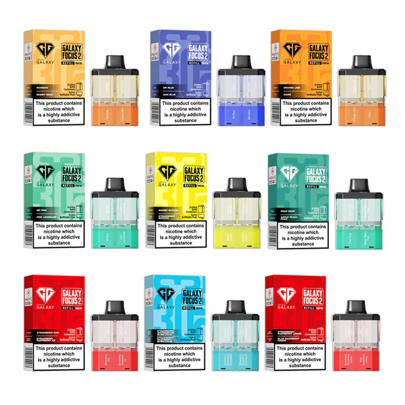 Crystal Galaxy Focus 2 30K Puffs Refill Pods - 20MG - UAE Vapor