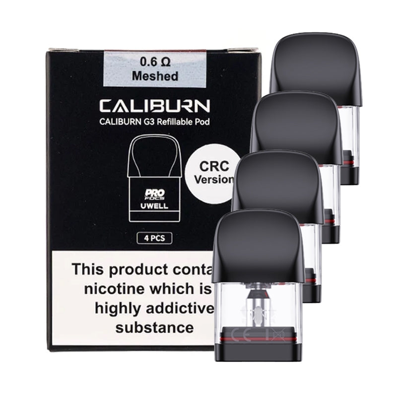 uwell caliburn g3 spare coils Uwell Caliburn G3 Integrated Coil Cartridge 2.5ml 4pcs main image 1