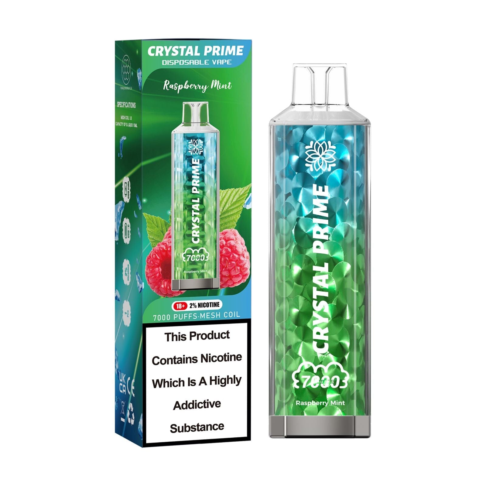 Crystal Prime 7000 Puff Disposable