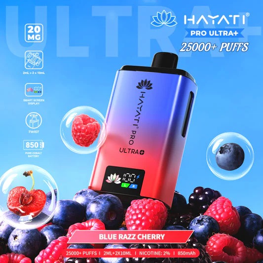 Hayati Pro Ultra+ 25K Disposable - 20MG - UAE Vapor