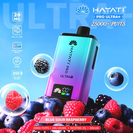Hayati Pro Ultra+ 25K Disposable - 20MG - UAE Vapor