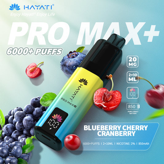 Hayati Pro Max+ 6000 Puffs Disposable | Available in Dubai and Abu Dhabi | UAE Vapor