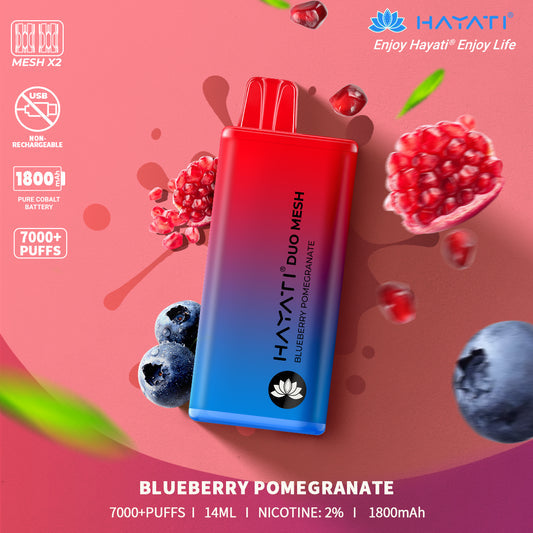 Hayati Duo Mesh 7000+ Puffs Disposable | UAE Vapor