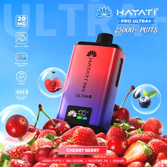 Hayati Pro Ultra+ 25K Disposable - 20MG - UAE Vapor