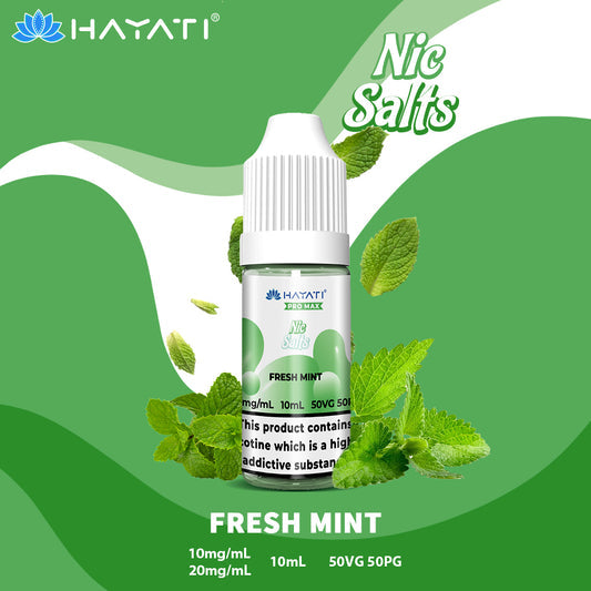 Hayati Pro Max Nic Salt E-Liquid 10ml - Fresh Mint