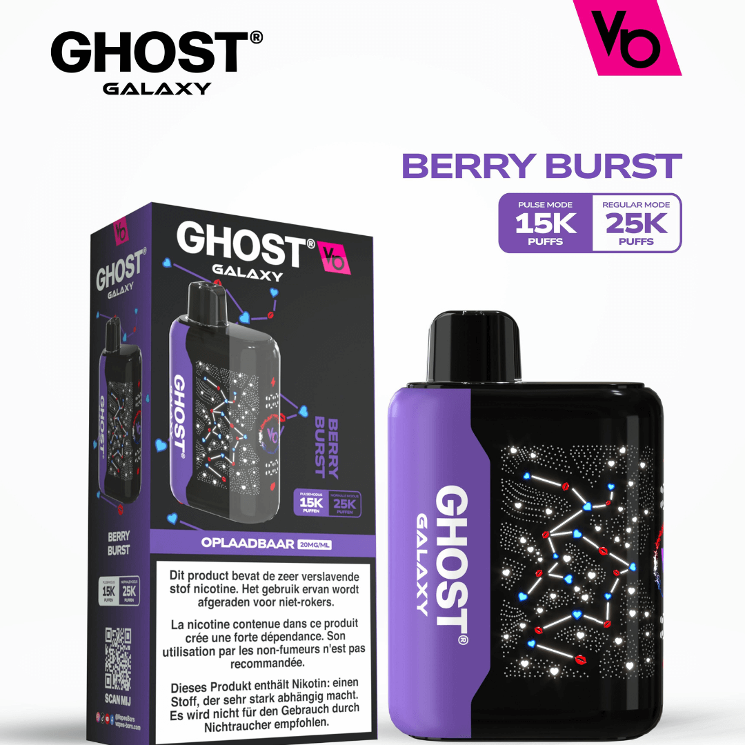 Vapes Bars Ghost Galaxy 25,000 Puff Vape – Available in Dubai and Abu Dhabi UAE