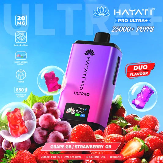 Hayati Pro Ultra+ 25K Disposable - 20MG - UAE Vapor
