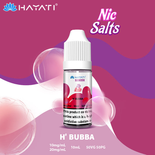 Hayati Pro Max Nic Salt E-Liquid 10ml - H' Bubba