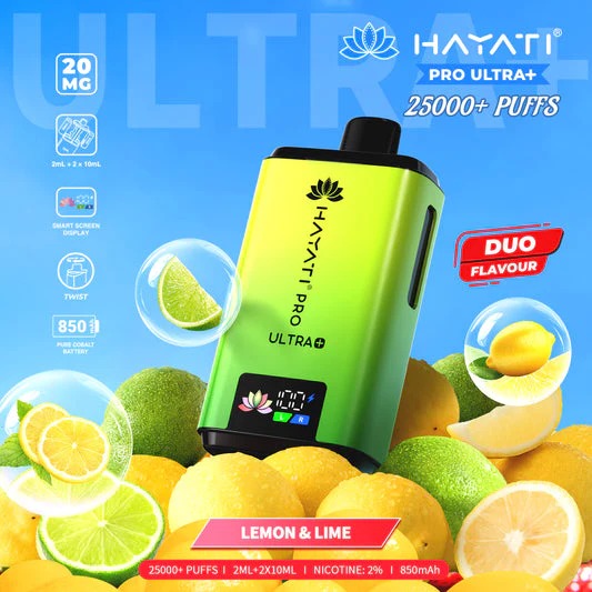 Hayati Pro Ultra+ 25K Disposable - 20MG - UAE Vapor