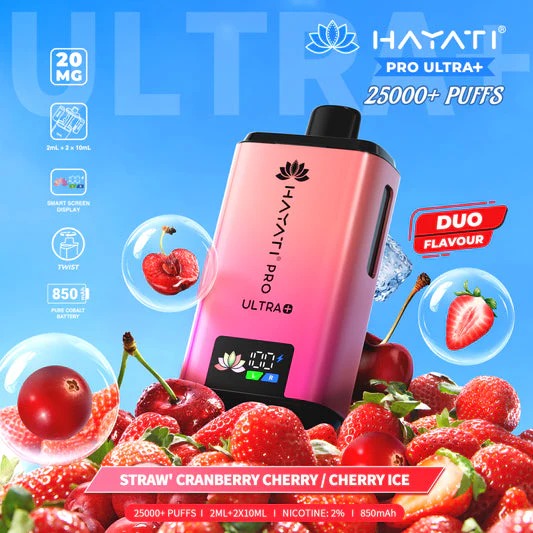 Hayati Pro Ultra+ 25K Disposable - 20MG - UAE Vapor