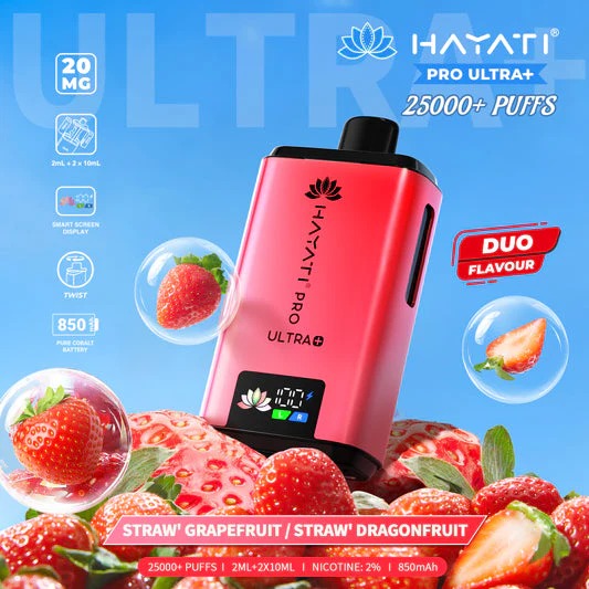 Hayati Pro Ultra+ 25K Disposable - 20MG - UAE Vapor
