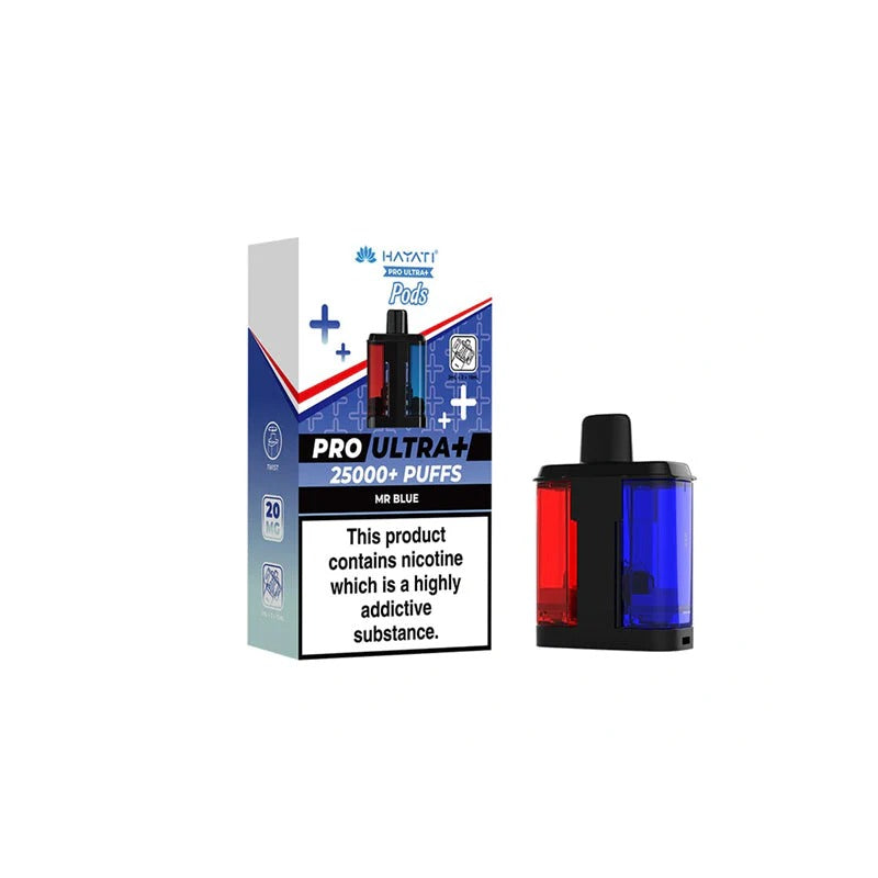 Hayati Pro Ultra + 25K Refill Pods - 20MG - UAE Vapor