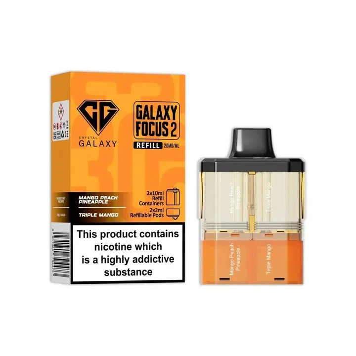 Crystal Galaxy Focus 2 30K Puffs Refill Pods - 20MG - UAE Vapor