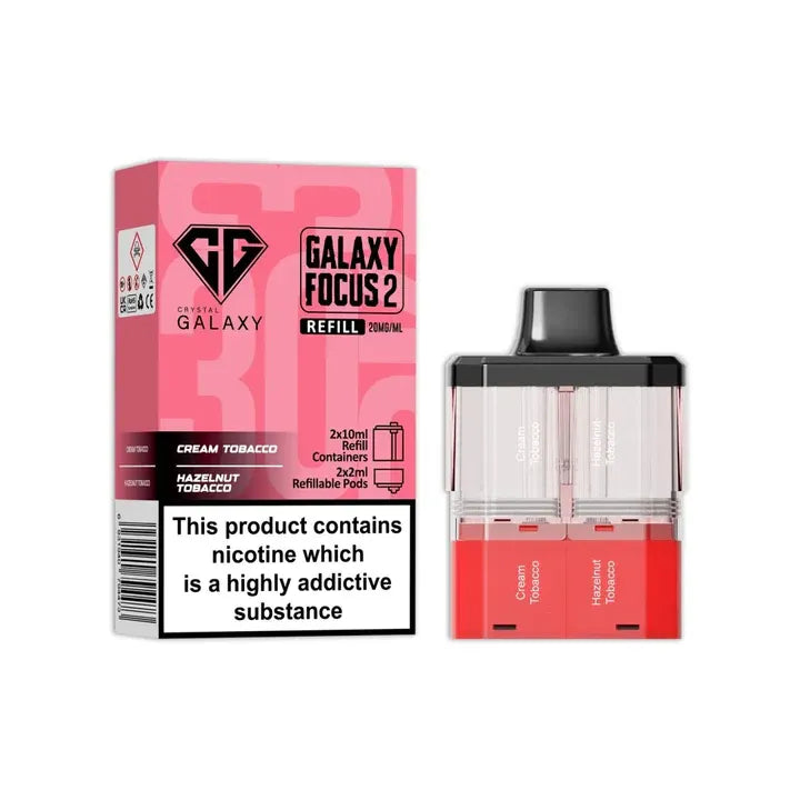 Crystal Galaxy Focus 2 30K Puffs Refill Pods - 20MG - UAE Vapor