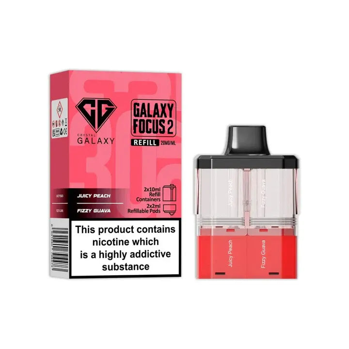 Crystal Galaxy Focus 2 30K Puffs Refill Pods - 20MG - UAE Vapor