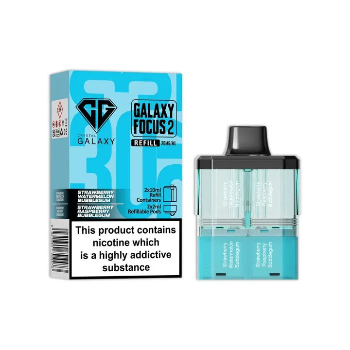 Crystal Galaxy Focus 2 30K Puffs Refill Pods - 20MG - UAE Vapor