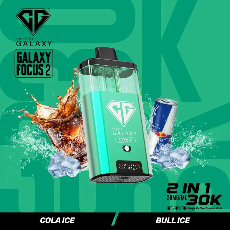 Crystal Galaxy Focus 2 30K Prefilled Vape Kit - 20MG - Fast Delivery in Dubai and Abu Dhabi
