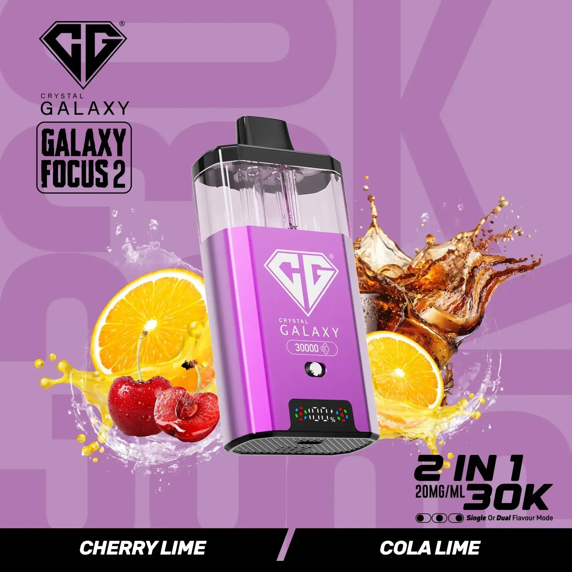 Crystal Galaxy Focus 2 30K Prefilled Vape Kit - 20MG - Fast Delivery in Dubai and Abu Dhabi