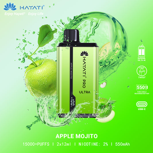 Hayati Pro Ultra 15000+ Puffs Disposable