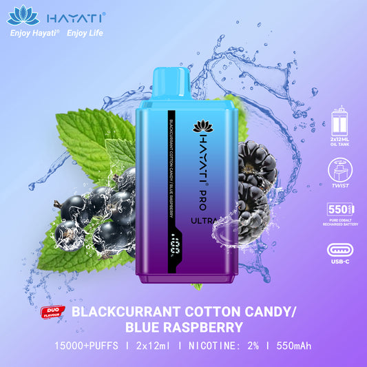Hayati Pro Ultra 15000+ Puffs Disposable