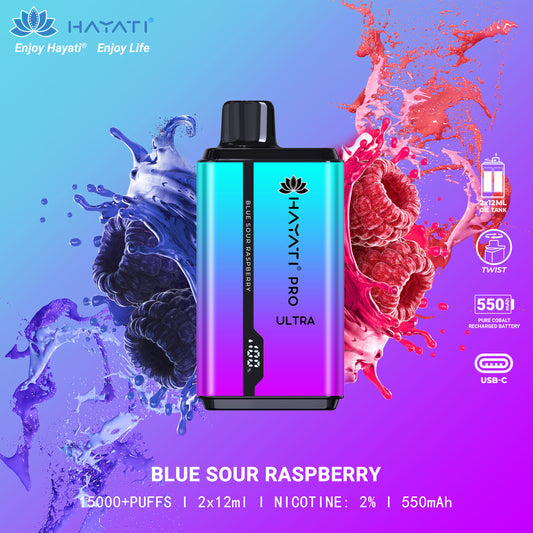 Hayati Pro Ultra 15000+ Puffs Disposable - UAE VAPOR