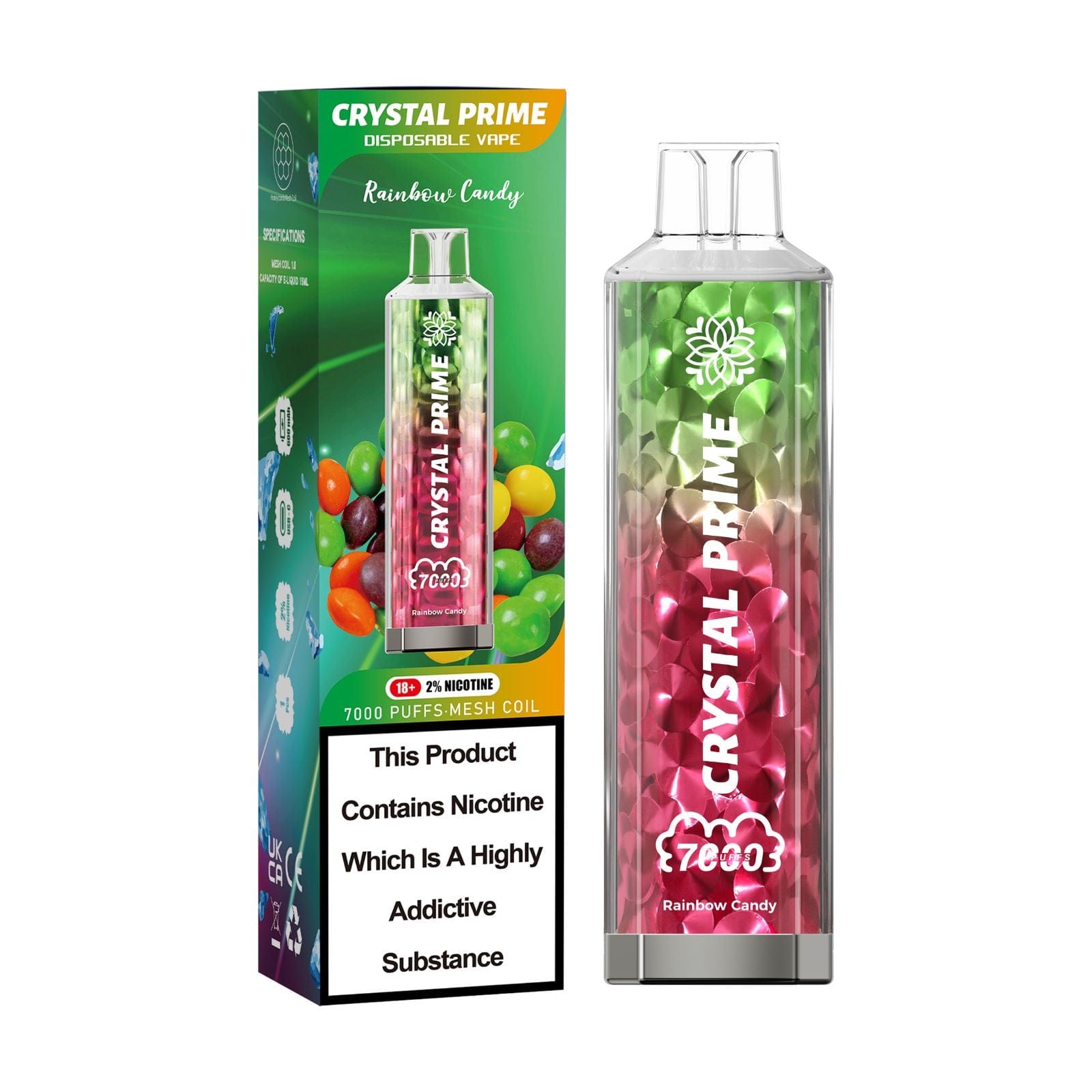 Crystal Prime 7000 Puff Disposable
