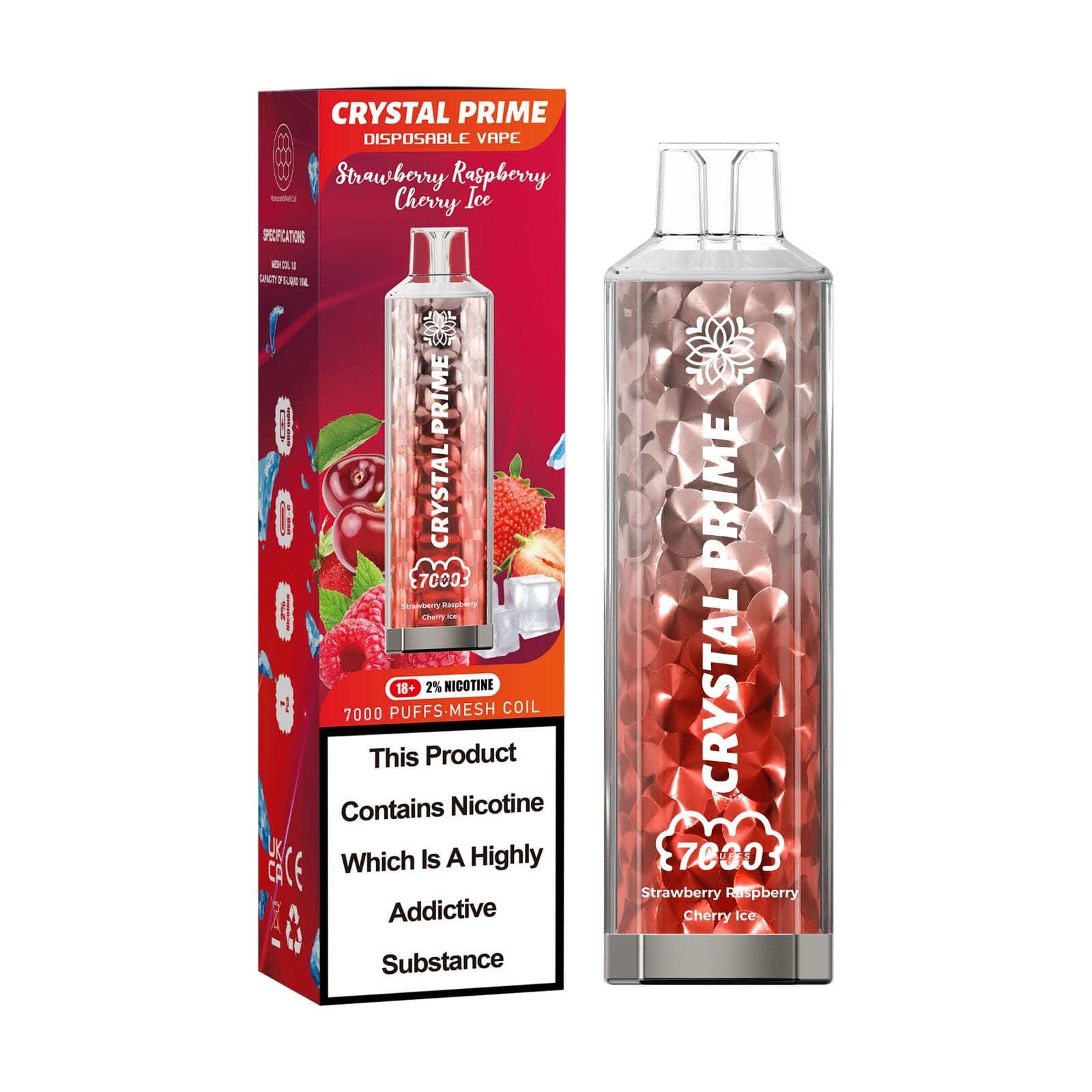Crystal Prime 7000 Puff Disposable Vape | UAE Vapor
