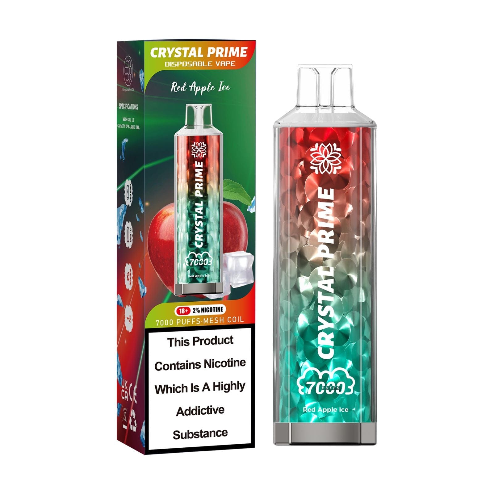 Crystal Prime 7000 Puff Disposable