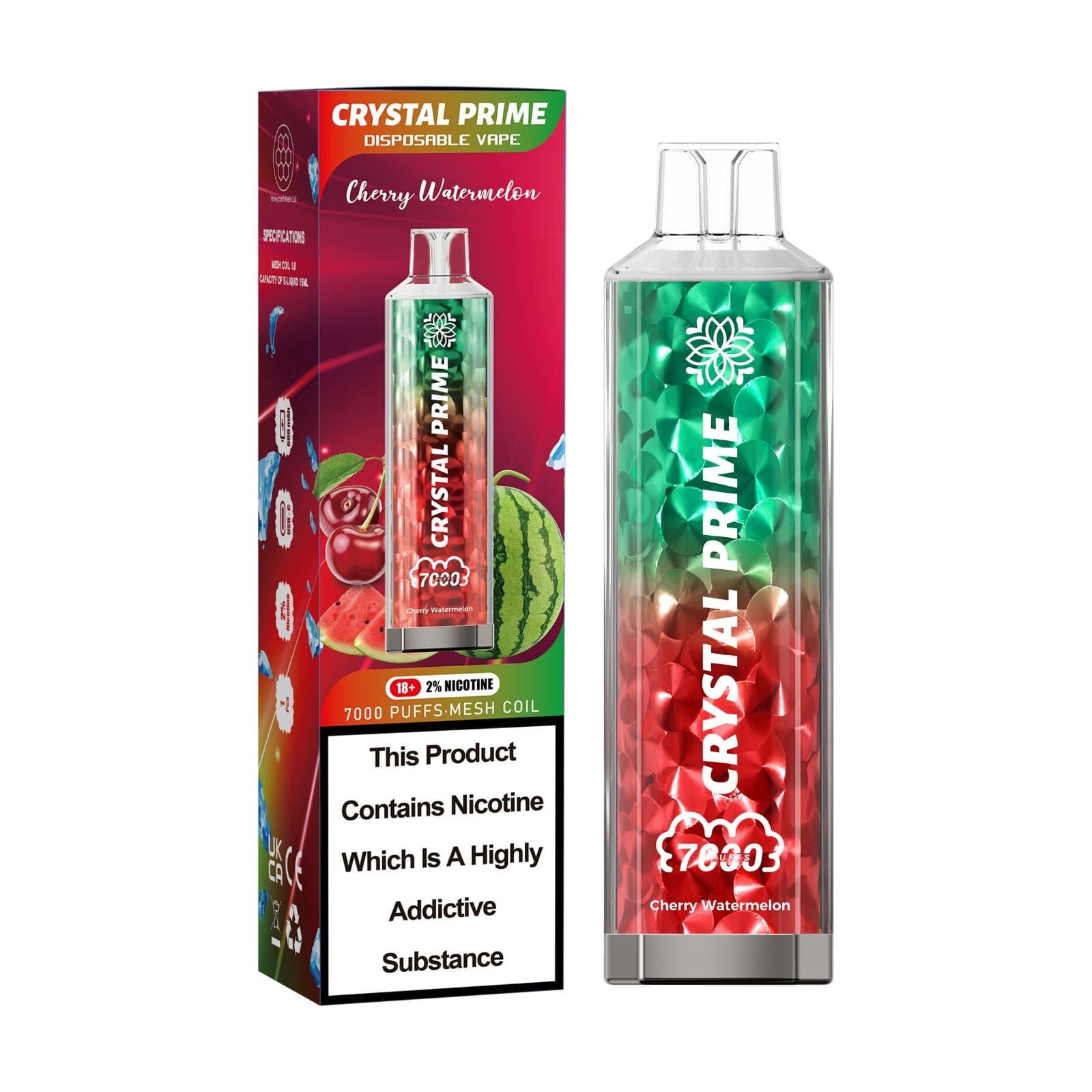 Crystal Prime 7000 Puff Disposable Vape | UAE Vapor