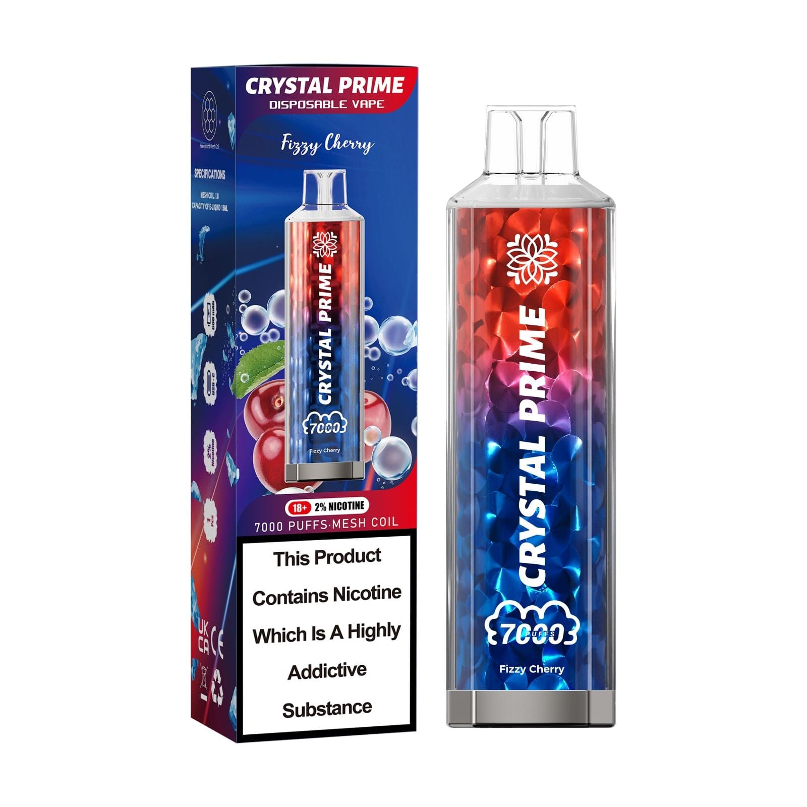 Crystal Prime 7000 Puff Disposable Vape | UAE Vapor