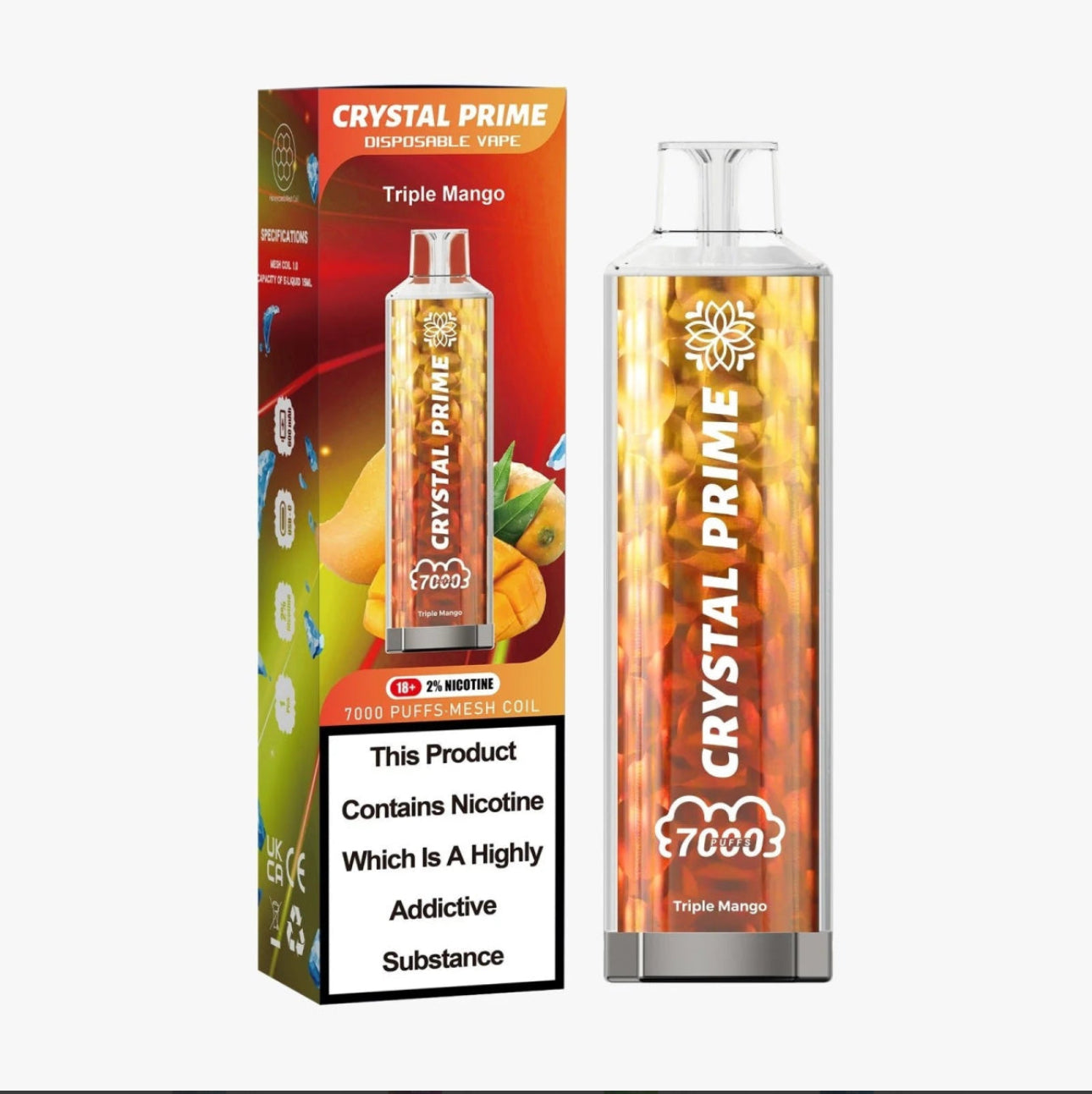 Crystal Prime 7000 Puffs - eazyvapes