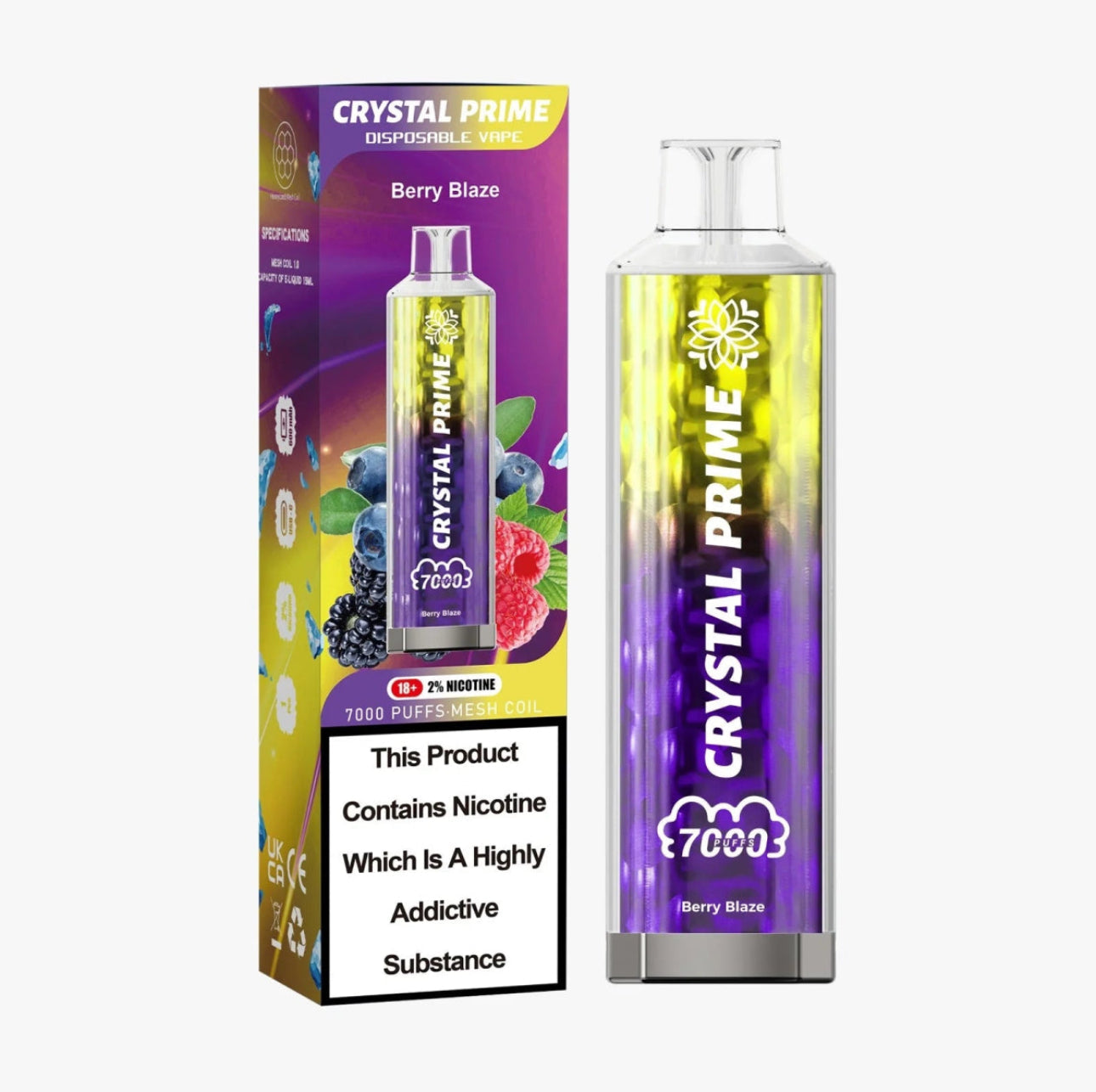 Crystal Prime 7000 Puffs - eazyvapes