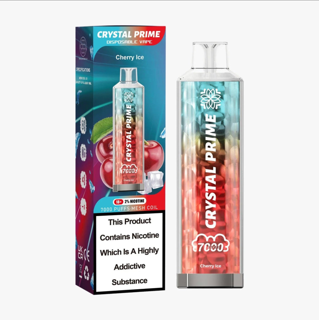 Crystal Prime 7000 Puff Disposable
