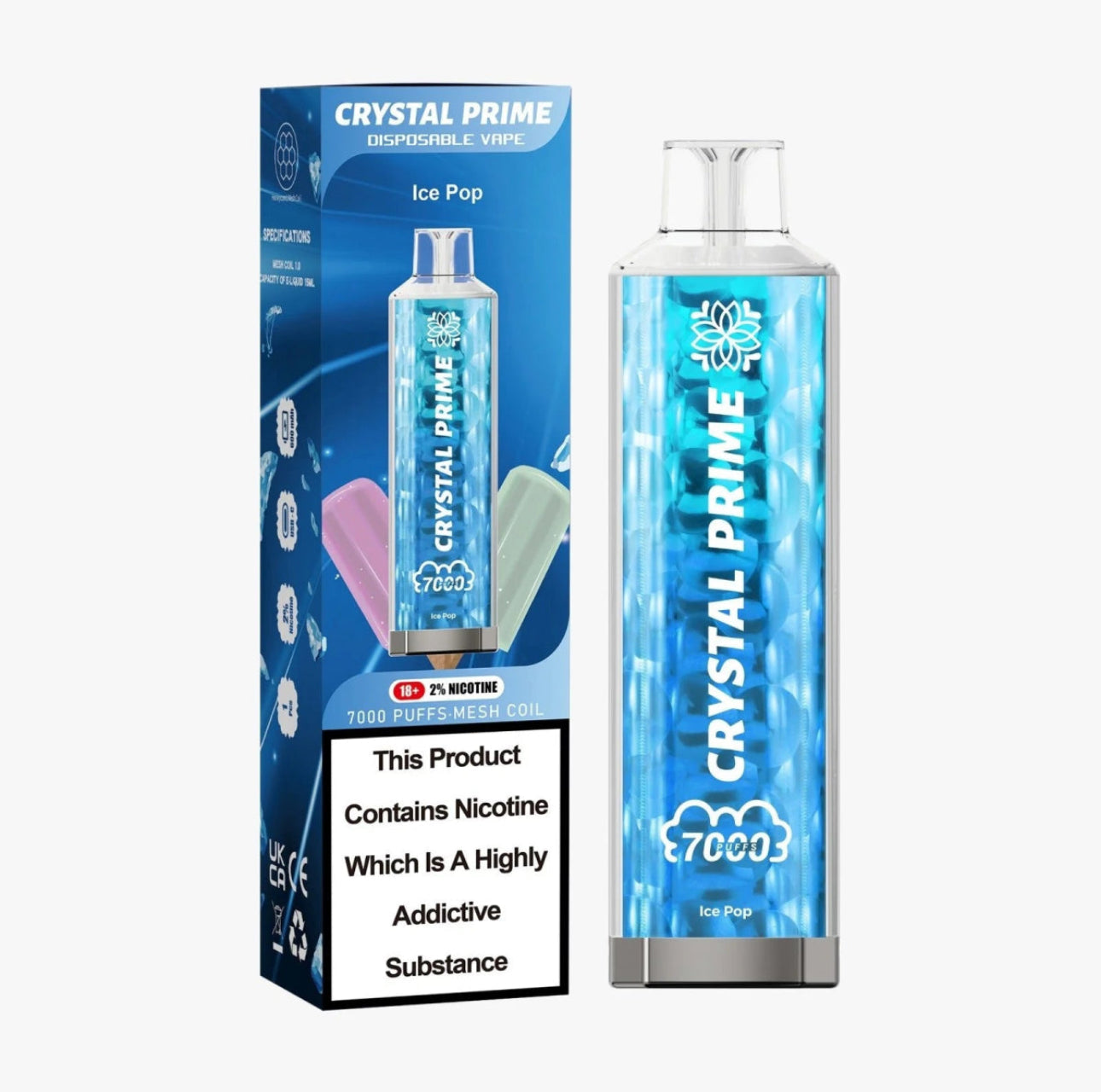 Crystal Prime 7000 Puffs - eazyvapes