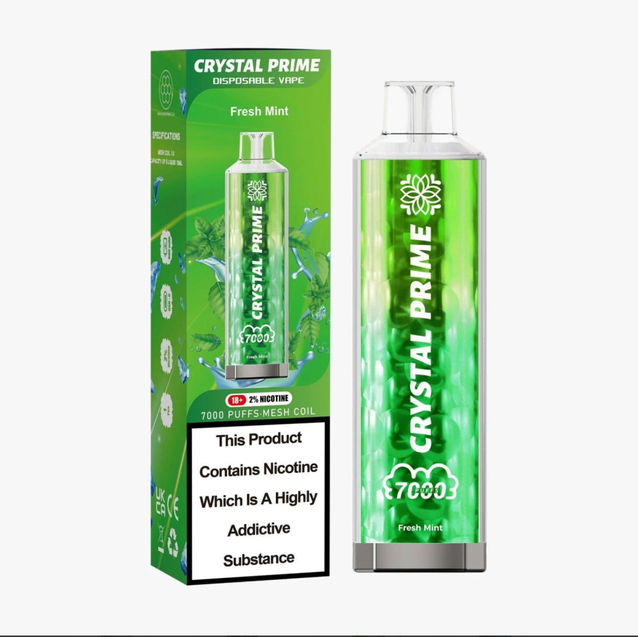Crystal Prime 7000 Puffs - eazyvapes
