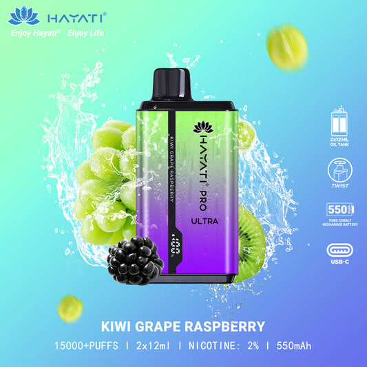 Hayati Pro Ultra 15000+ Puffs Disposable | UAEVAPOR