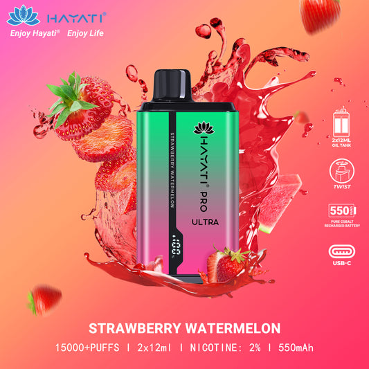 Hayati Pro Ultra 15000+ Puffs Disposable