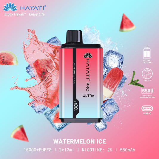 Hayati Pro Ultra 15000+ Puffs Disposable