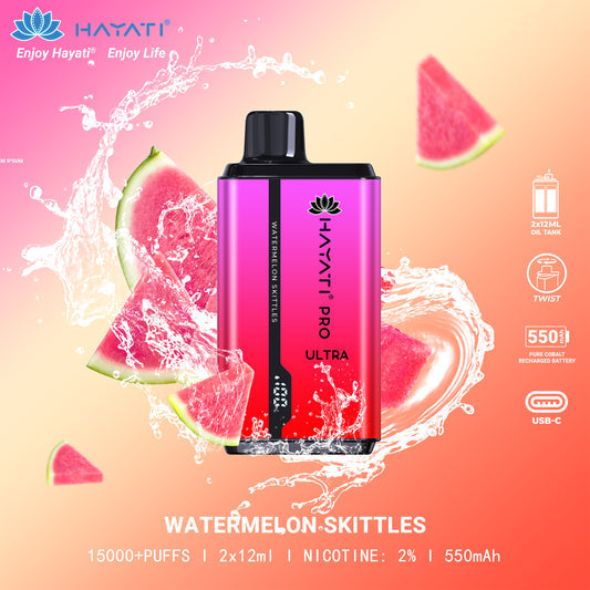 Hayati Pro Ultra 15000+ Puffs Disposable