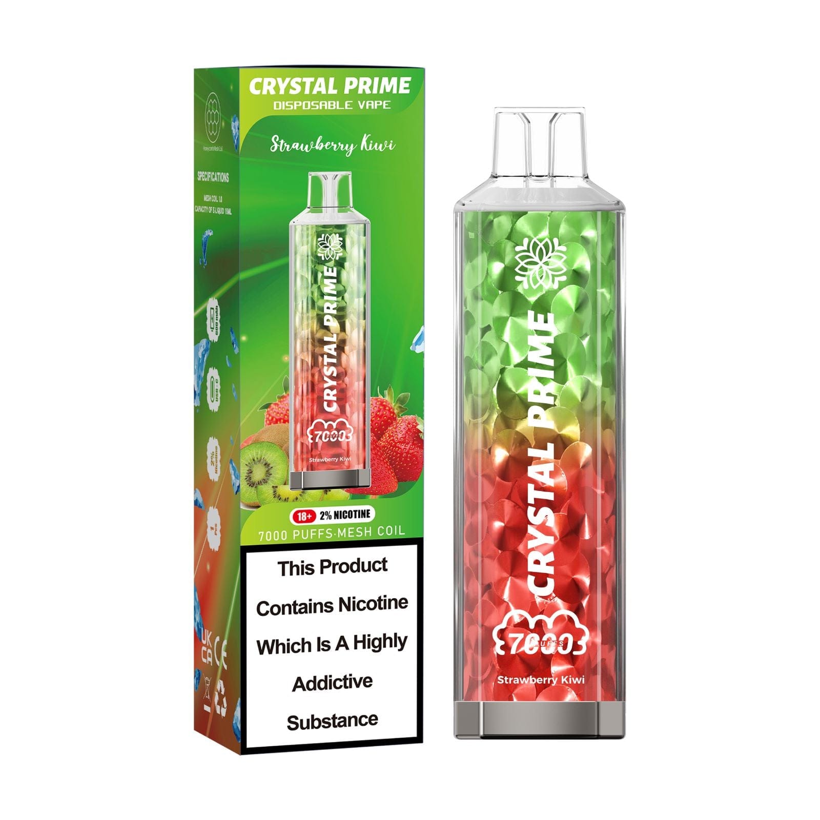 Crystal Prime 7000 Puff Disposable